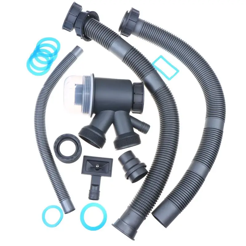 

Kitchen Sink Double Basin Drainer Sink Drain Pipe Set Drainer Kitchen Parts