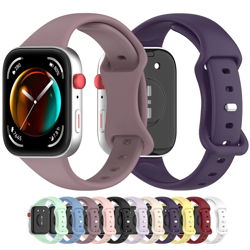 【セール中】Huawei Watch Fit 4/4 Pro/3 スマートウォッチ用シリコンバンド、Huawei Watch Fit 3 4/Fit 4 Pro交換用リストバンド、オリジナルストラップ