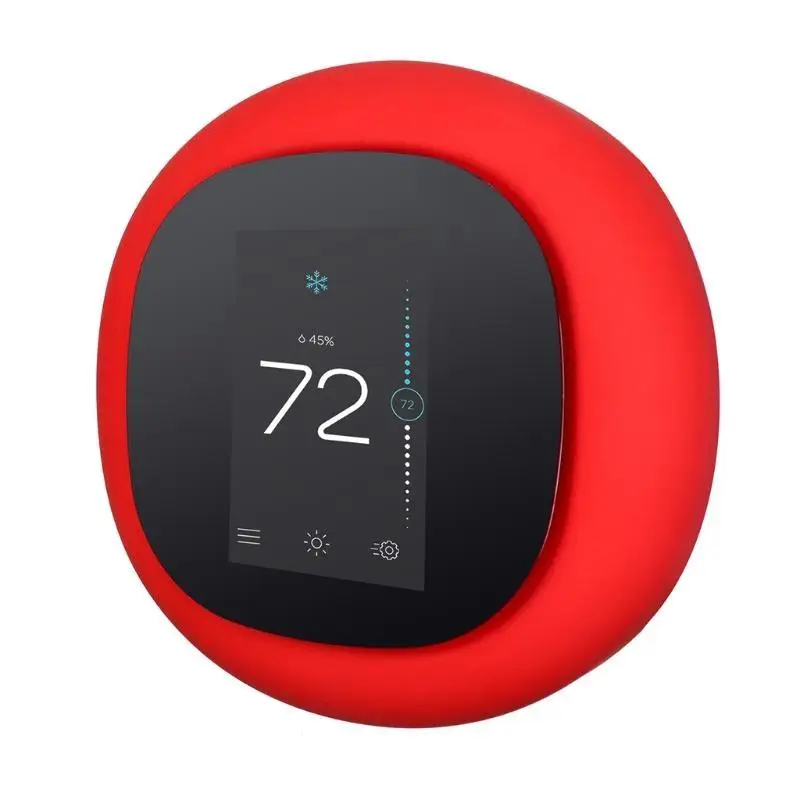 R53C Dustproof for Case Silicone for Smart Thermostat Wall Mount Plate Cover for Ecob