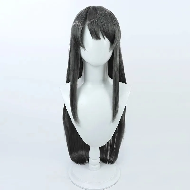 Rascal träumt nicht von Bunny Girl Senpai Mai Sakurajima Cosplay Perücke dunkelgrau Halloween Geschenk