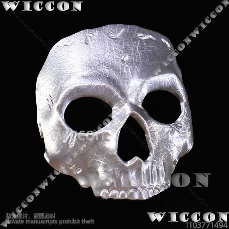 Chamada anime jogo cosplay crânio máscara completa 3d polilático ácido dever para homem diabo moda traje presentes de festa de halloween customizedc;