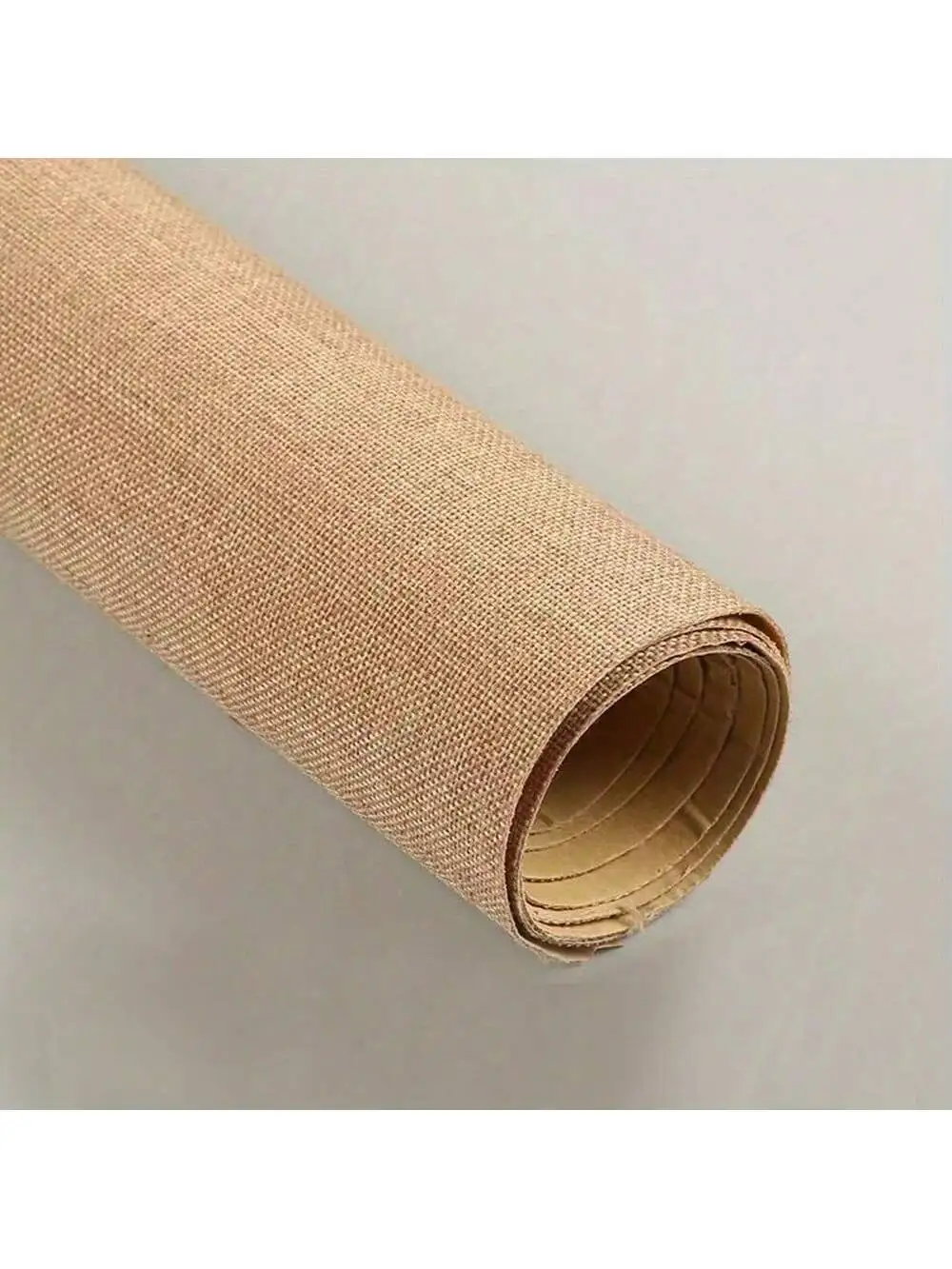 1 Rollo de Tela de Arpillera Autoadhesiva Fácil de Despegar, 50x70cm, Hecha a Mano |   Envoltura de regalos, mantel, álbumes de fotos, muebles
