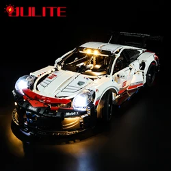 Led Light Kit For 42096 White Super Racing Car DIY Toys Set (Not Included Building Blocks)