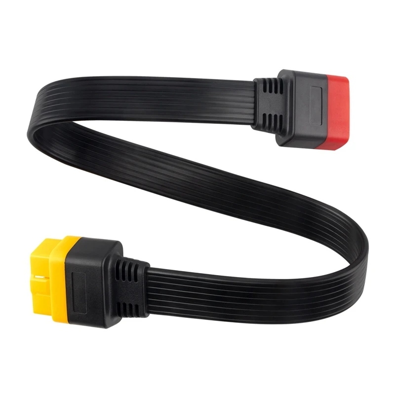 Universal 16 Pin Male To 16 Pin Female OBD2 OBD II Extension Connector For Auto Diagnostic Tool Extending Cable