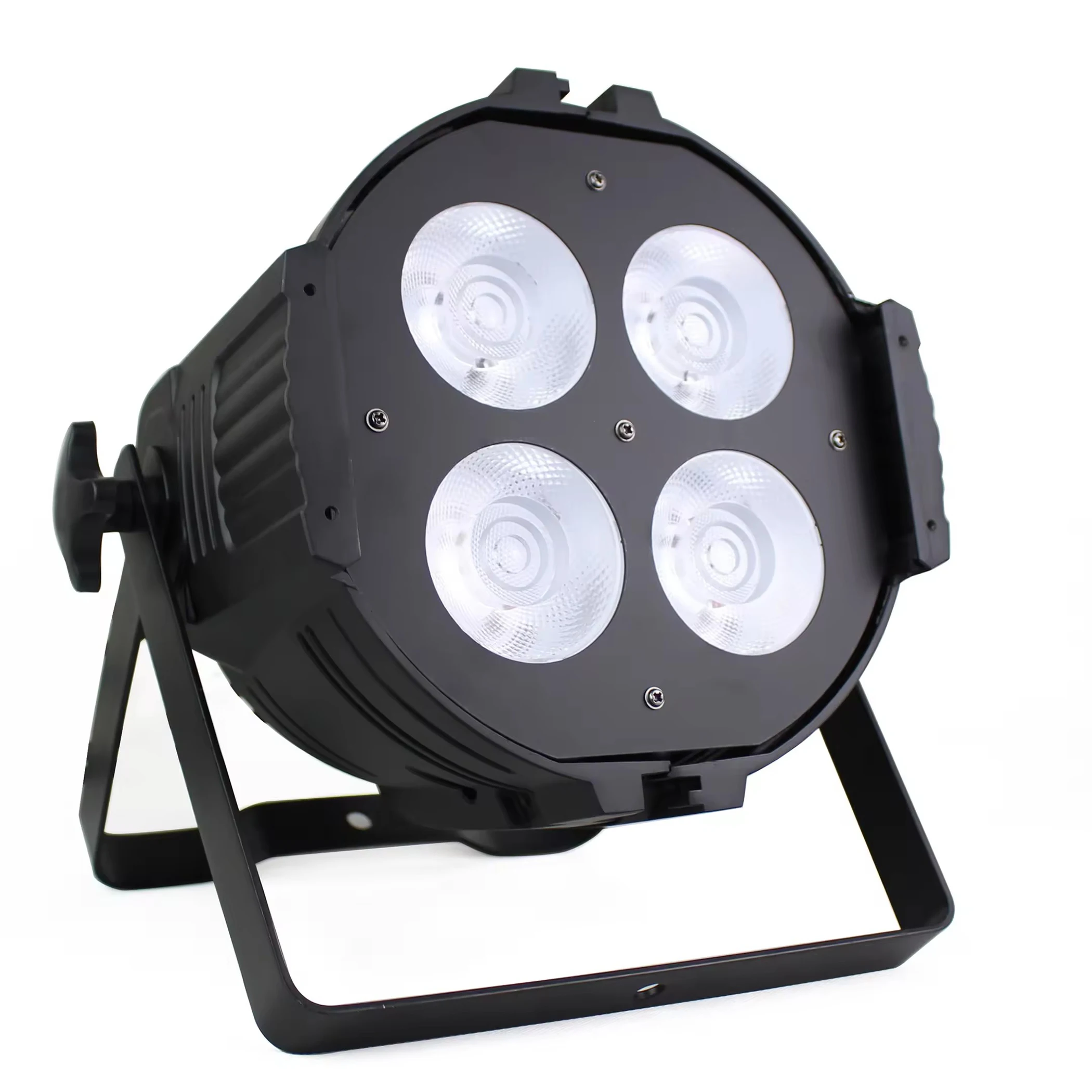 Jacmui 200W LED Par Stage Light 4x50W RGBW Warm Cool White Led Cob Blinder Light Stage Lighting Dj Disco Led Light