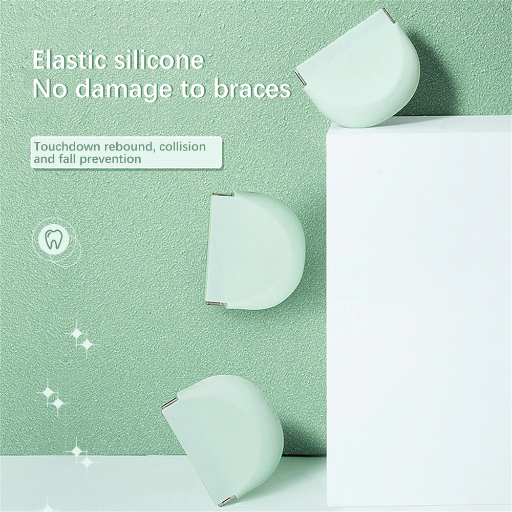 Silicone Orthodontic Retainer Case Denture Storage Box Invisible Braces Box Mouth Guard Container False Teeth Holder Organizer