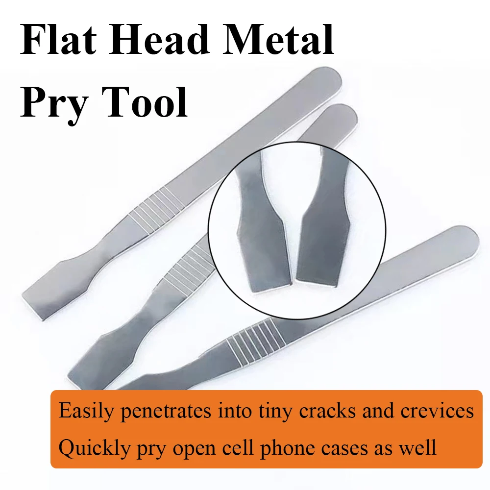 4pcs Disassembly Blades Kit Pry Opening Tool Phone Repair Tools Stainless Steel Mini Crowbar Phone Spatula Hand Tools Set