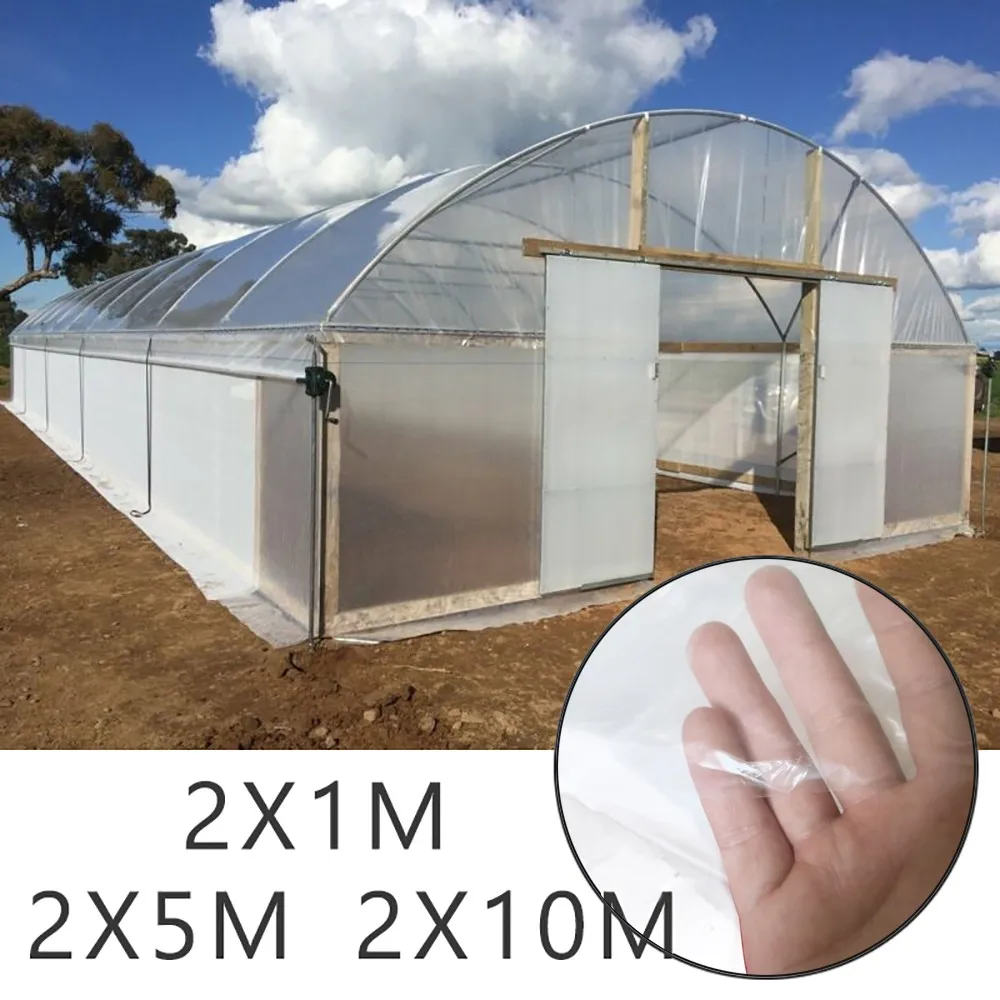 For Vegetables Flowers Fruits Agricultural Cultivat Clear Plastic Small Arch Shed Transparent Film PE Hot House Cover Dustproof