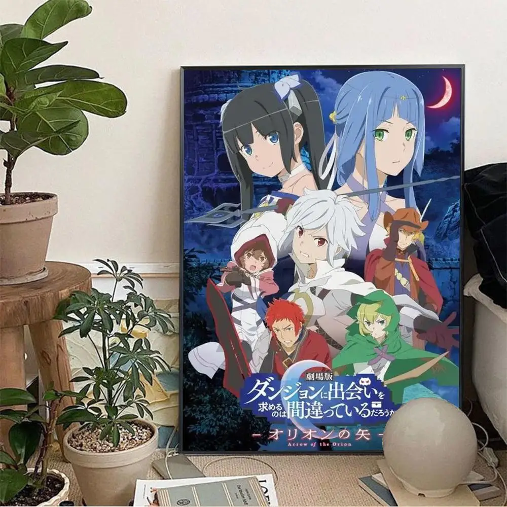 1pc DanMachi Poster Wall Art Home Decor Room Decor Digitaal Schilderen Woonkamer Restaurant Keuken Art