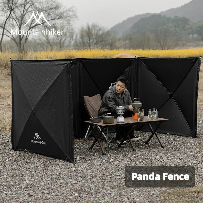 

Mountainhiker 210D Oxford Fabric Panda Enclosure Camping Windshield Screen Tent Accessories Unlimited Expansion Outdoor Shelter