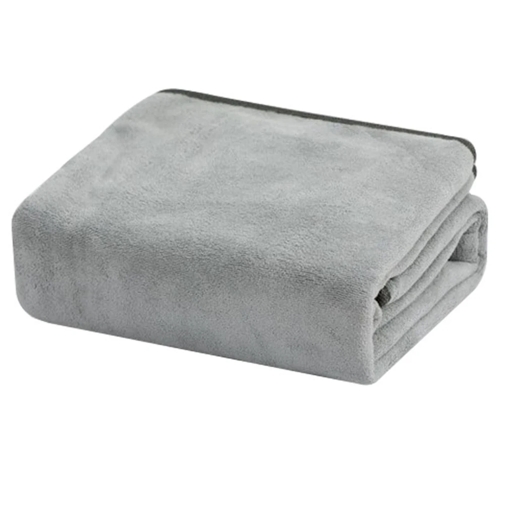 Large Microfiber Cloth 180cm X 60cm Car Drying Cloth Convenient Car Cleaning Exquisite Locking Design For Car Washing