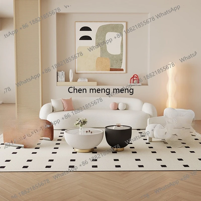 Nordic Cream Style Beauty Salon Sofa Modern Minimalist Living Room Clothing Store Sofa Homestay Rest Area Office Furniture