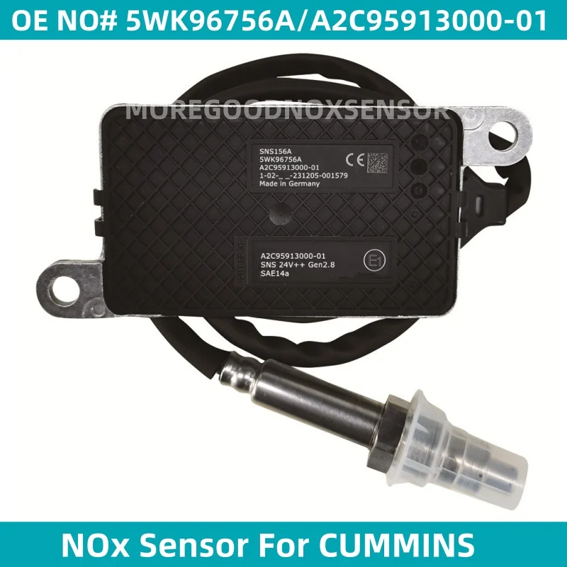 5WK96756A 5WK96756 SNS156A Original NEW Nitrogen Oxygen NOX Sensor For UNINOX For Cummins Engine Car Trunk Excavator