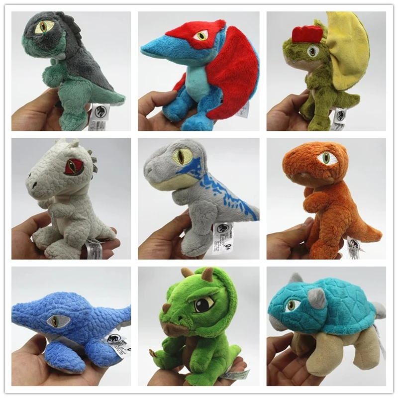 10piece jurassic dinosaur park Jurassic Park Tyrannus Plush Toy jurassic period Soft Stuffed Animals Children Educational Toys