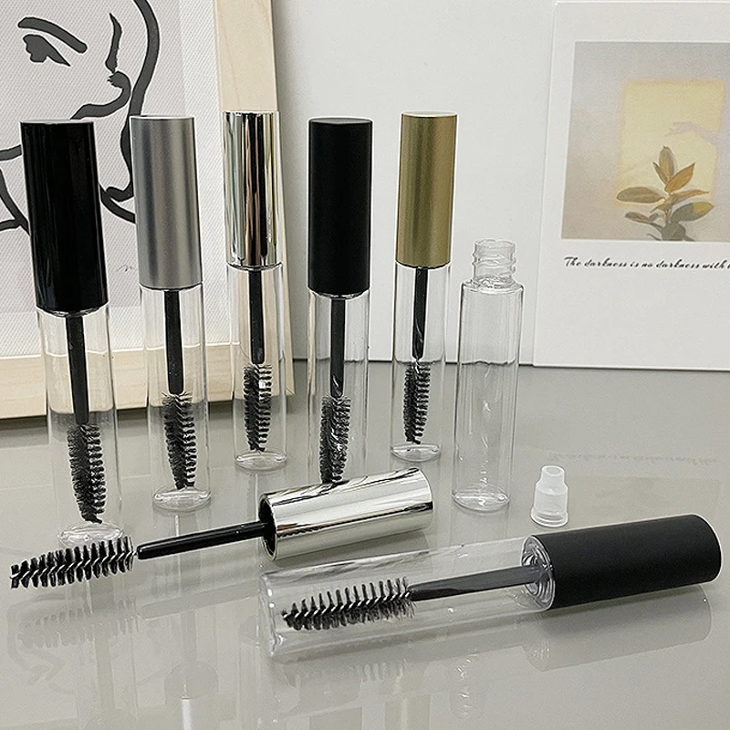 10/20/30/50pcs 10ml Mascara Empty Tube Eyelash Growth Liquid Bottle with Leak-proof Inner Lid Refillable Cosmetic Containers