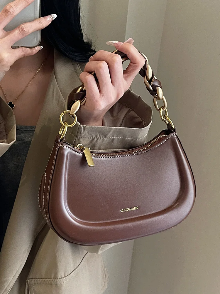 

Niche Fashion Handbag for Women 2024 New Spring Popular Commuting Single Shoulder Underarm Bag Casual Versatile Crossbody Bags