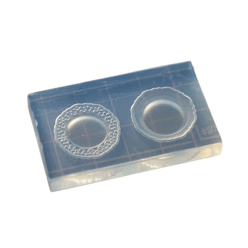 Convenient Silicone Mold for Crafting Small Round Discs Round Silicone Mold for Crystal Dropping Disc Crafts Jewelry