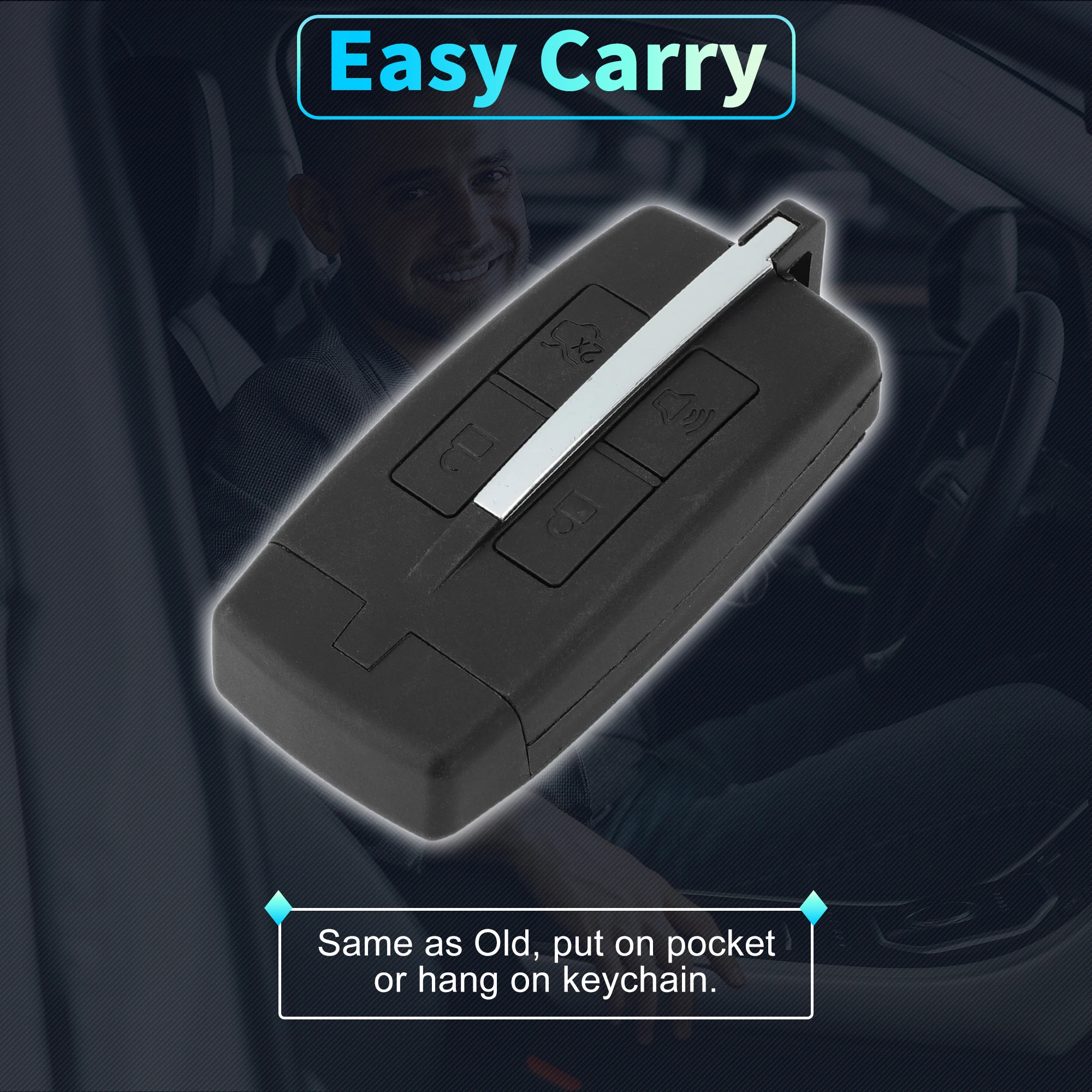 UXCELL M3N5WY8406 315 МГц дистанционный брелок без ключа для Ford Taurus 09-12 4 кнопки