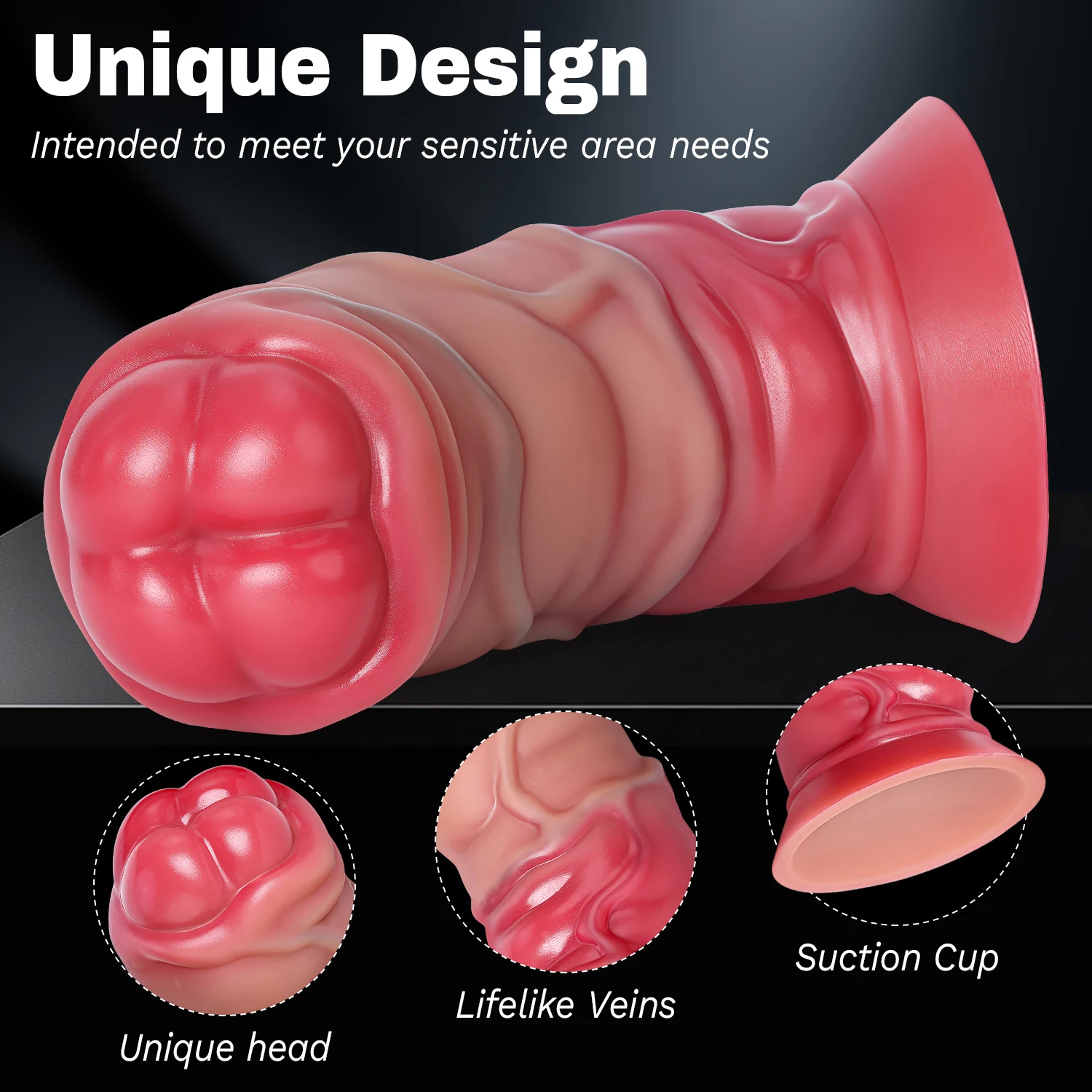 Thick Dildo Anal Plugs New Model Silicone Sex Toys For Men Women G-Spot Massage Masturbation Buttplug Dildos With Suction Cup view 4