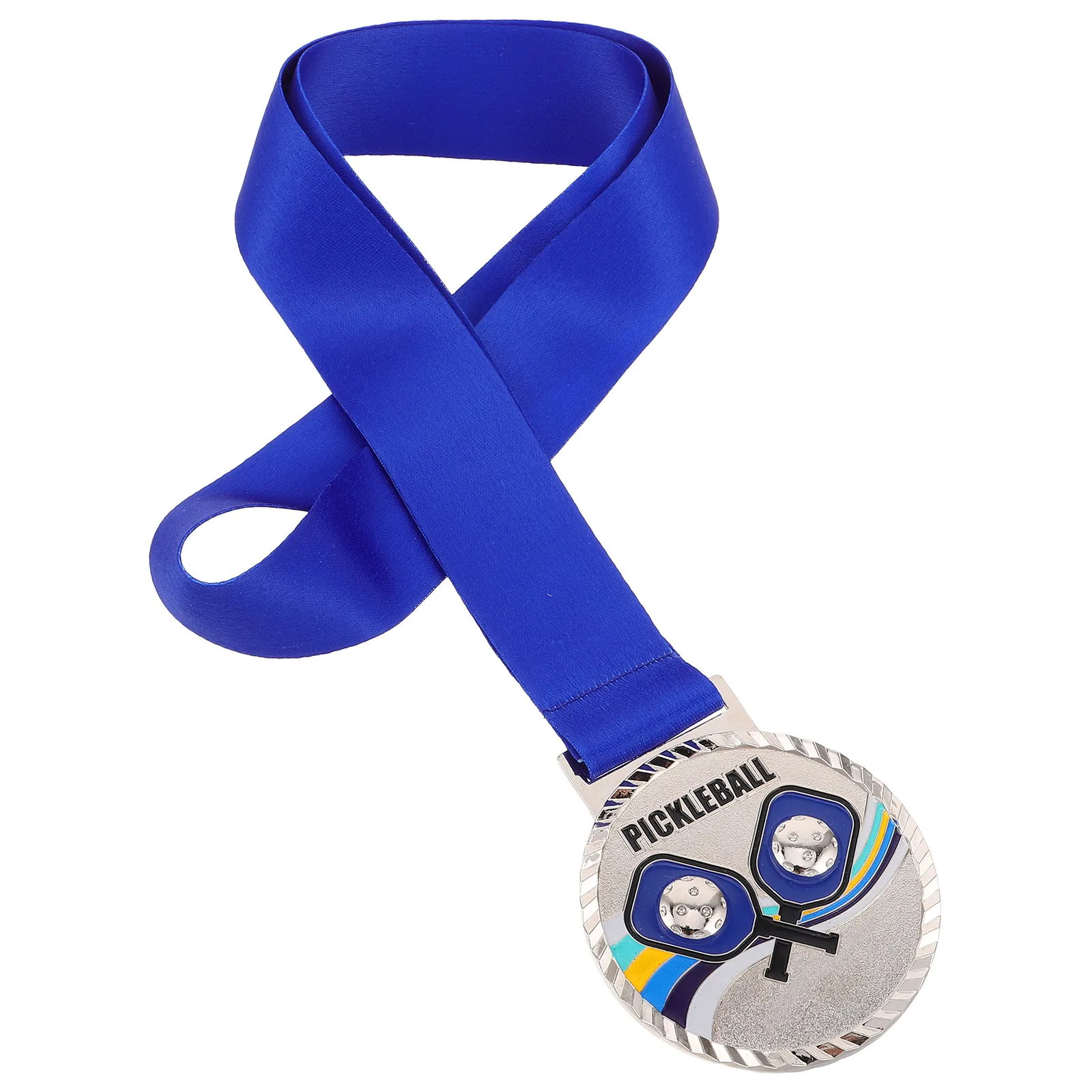 

Elegant Shiny Enamel Pickleball Medal Sturdy Metal Sports Competition Medal for Awards Prizes Party Favors Gymnastics Cheer