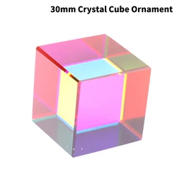 30mm kolor kostka z pryzmatem trzy podstawowe kolory popularny eksperyment optyczny kolor zabawki kolor domu neokubes zabawka