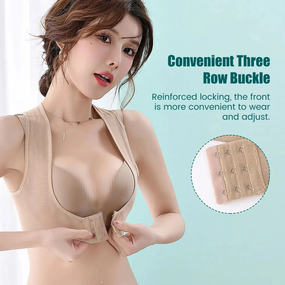 Women Shapewear Corset Invisible Body Shaper Chest Posture Corrector Belt Back Shoulder Support Brace Posture Correction Strap