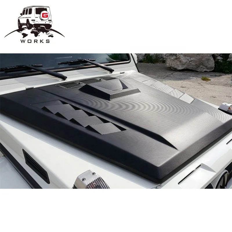

STLF1990~2018year G Class W463 G63 G65 G350 G55 G500 G550 WD Style FRP Front Hood Front Scoop Car Hood W463 G63 Car Front Hood