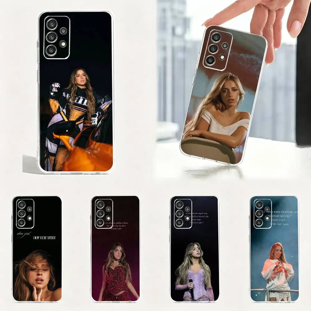 Tate McRae – Pop Singer  Phone Case For Transparent Soft case Samsung S25,S24,S21,S22,S23,S30,Ultra,S20,Plus