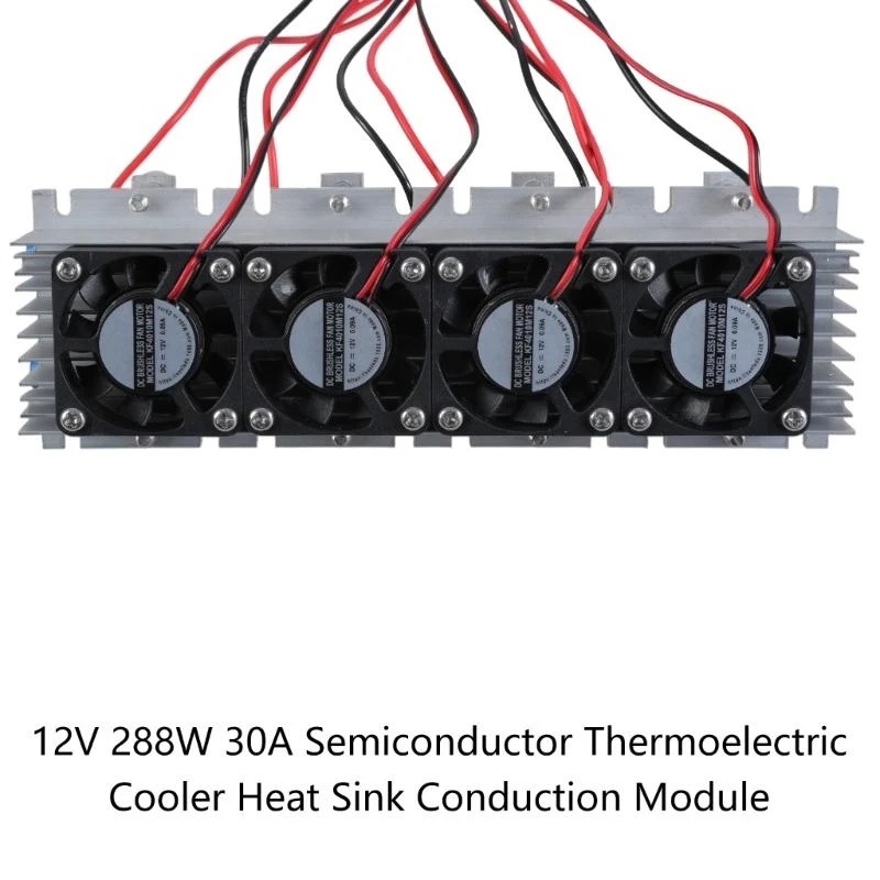 

K0EA 12VDC 30A Semiconductor Thermoelectric Cooling System for Air Conditioning Fan