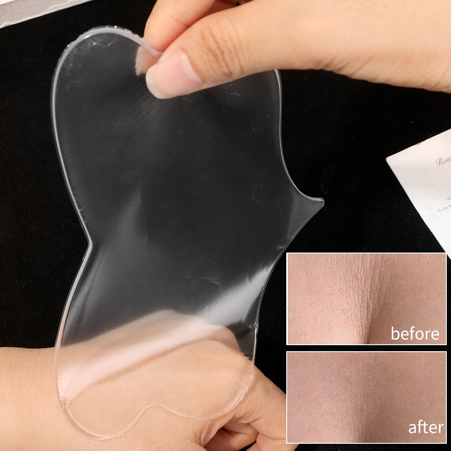 Reusable Silicone Anti-wrinkle Chest Pads Transparent Lifting Anti-Wrinkle Self-adhesive Chest Patch Care Skin Care Tools Patchs