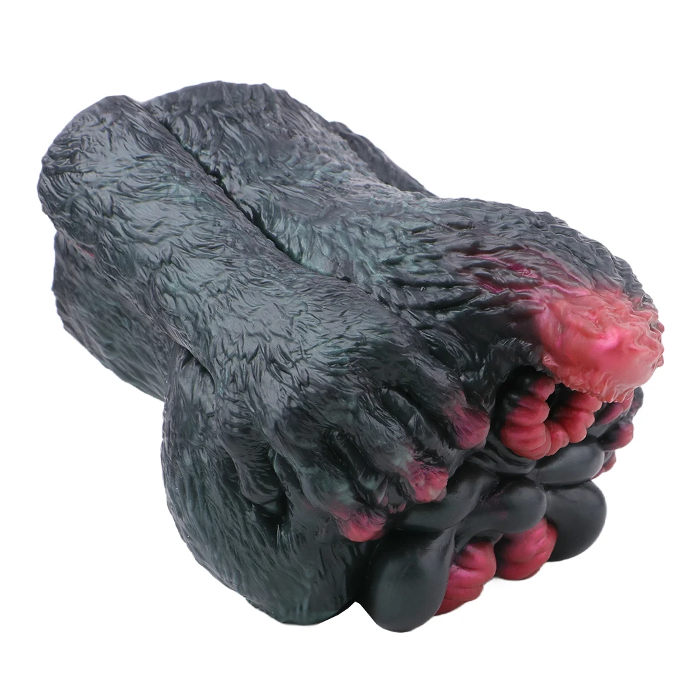 Geeba novo modelo inspirado no dragão gato masturbador masculino de canal duplo feito de silicone seguro vagina realista onahole brinquedos sexuais 18 +