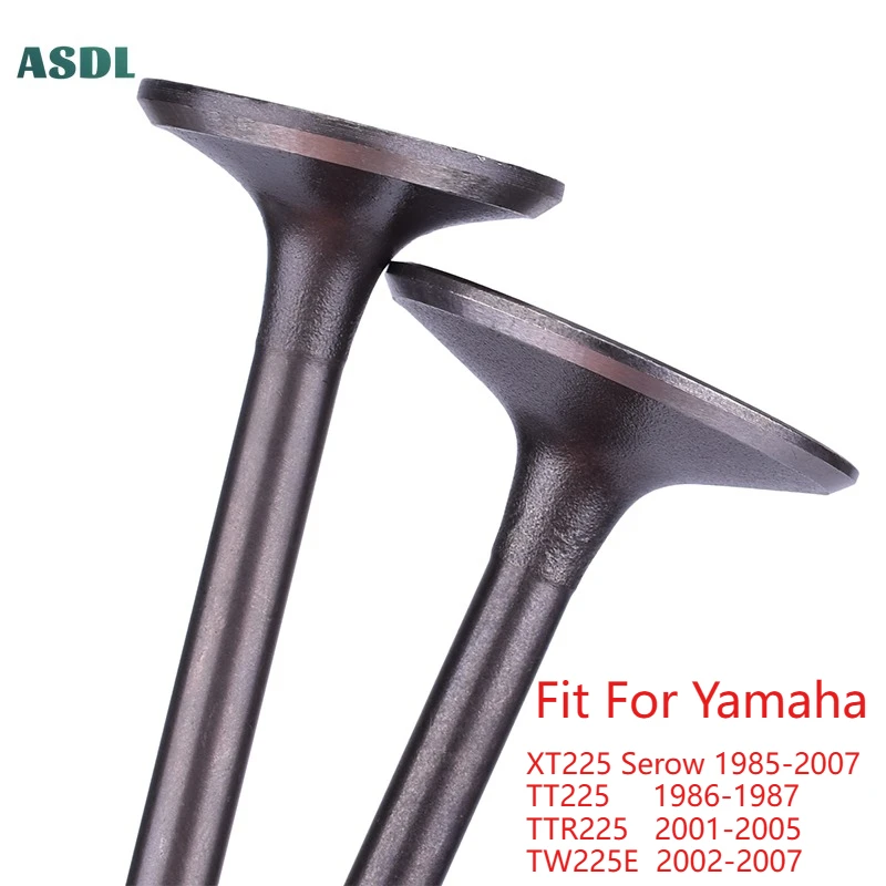 

Motorcycle Intake Exhaust Valve Stem For YAMAHA XT225 Serow 1985-2007 TT225 1986-1987 TTR225 2001-2005 TW225E 2002-2007 XT 225