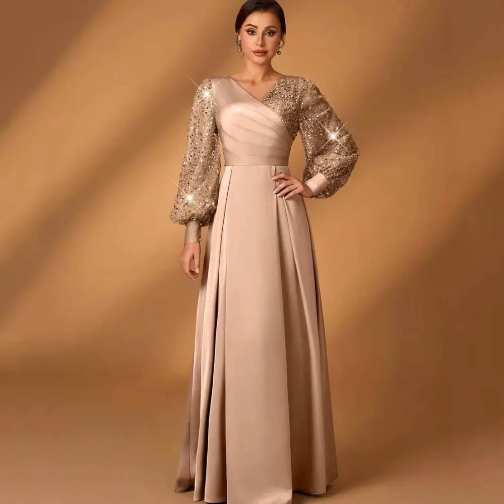 

Customized Formal Occasion A Line Elegant Mother of Bride Dresses Lace Grey Floor Length Dress Wedding Party Dresses