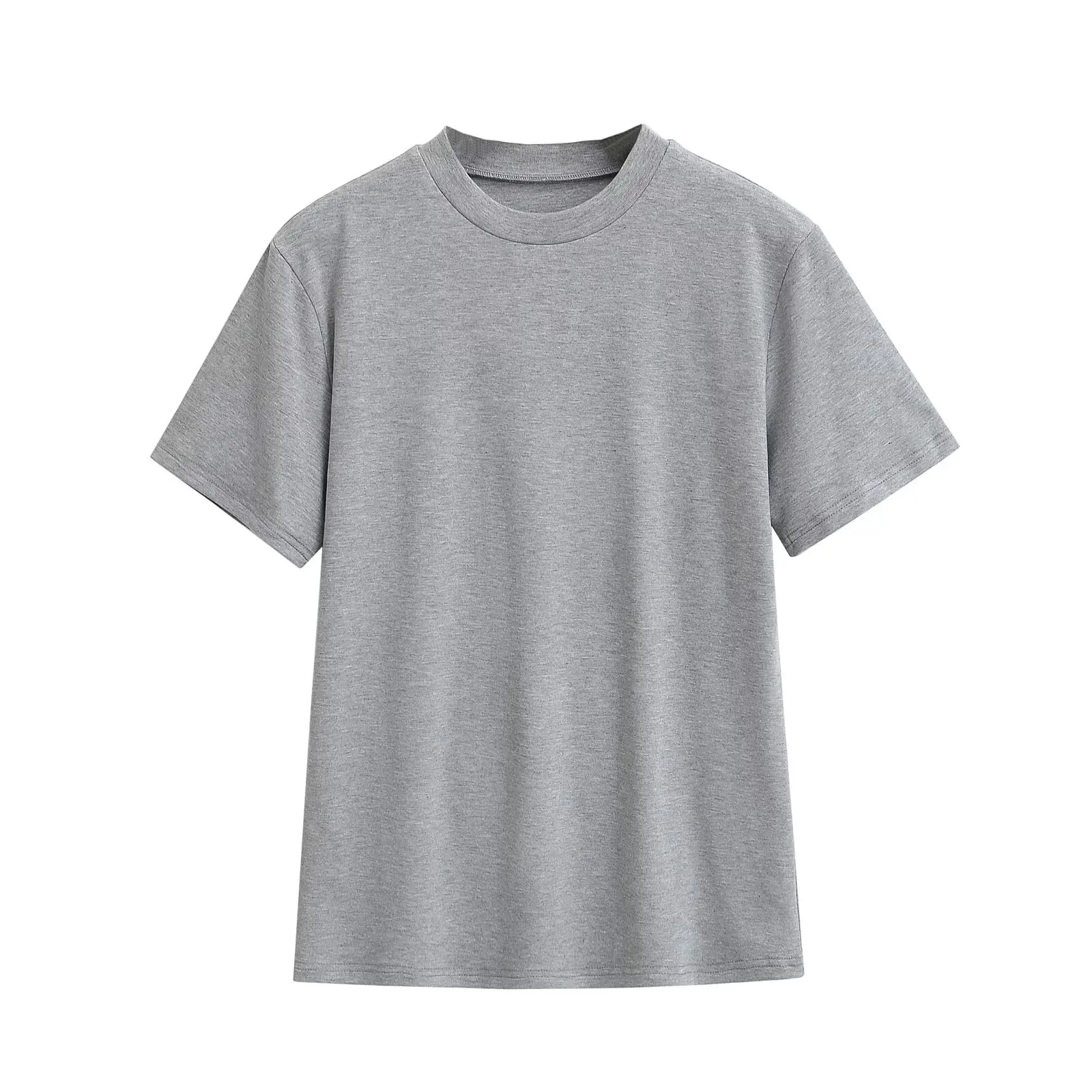 Retro Sle Loose Fit Straight Leg ort Sve round Ne T-irt for Women Summer Casual Boyfriend Sle Top Quali Fabric