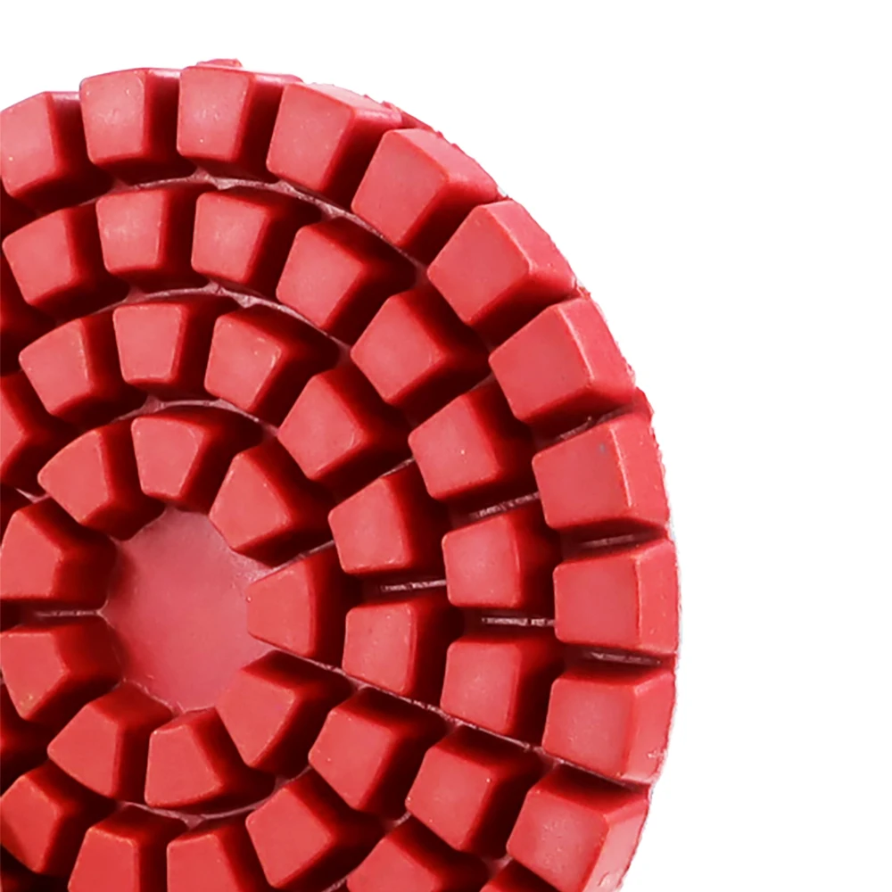 RIJILEI 10 PCS/Lot 4Inch Concrete Floor Polishing Pad Resin Bond Renew Wet Polishing Pads For Granite Marble Stone Grinding Disc