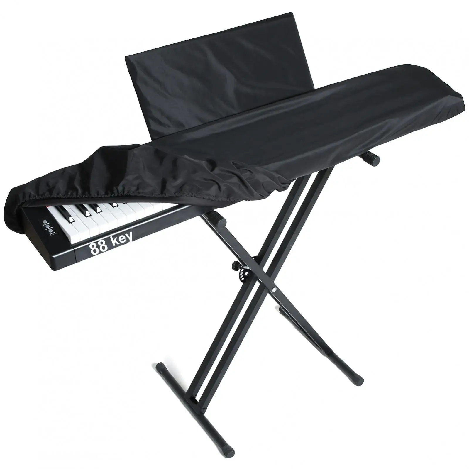 Washable Piano Keyboard Dust Cover for 61, 76, and 88 Key Digital Electric Pianos with Music Sheet Stand and Additional Cover
