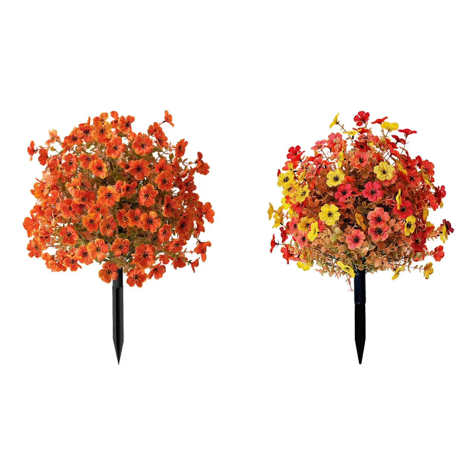 Artificial Flower Garden Stake Versatile Decoration for Patio Backyard Porch