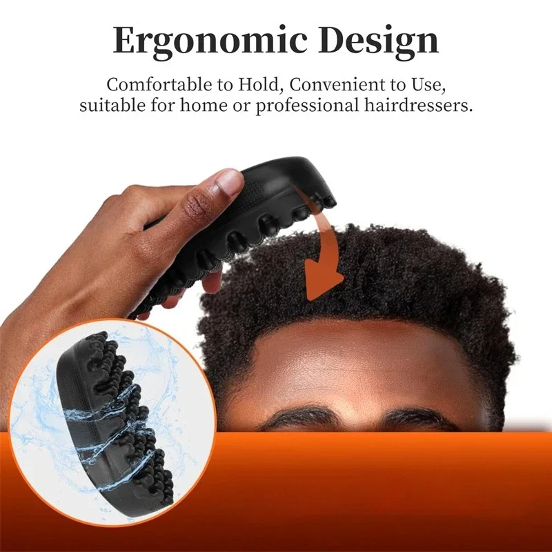Professional Afro Hair Brush Curling Comb Twisting Styling Tool Black Hair Care Dreadlocks Barber Supplies Hairdressing Kit