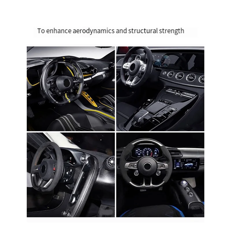 

Steering Wheel Lower Cover Steering Wheel Sticker Interior Trim For Toyota Subaru BRZ-A97E