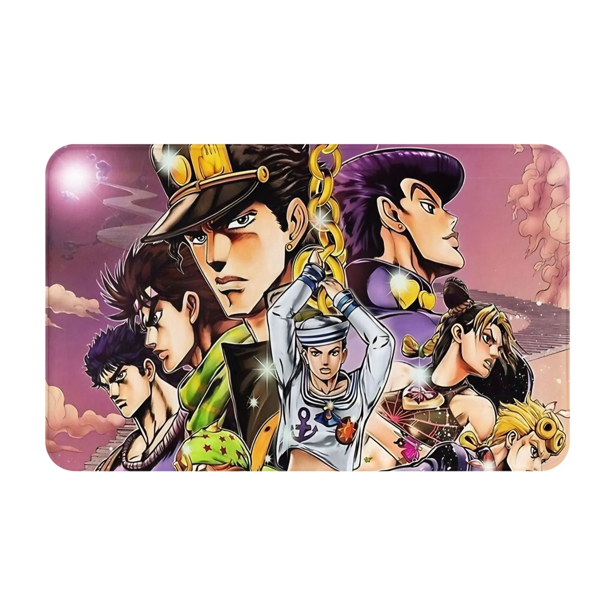 JoJo Decorations Bedroom Mat jojos bizarre adventure Doormat Living Room Carpet Outdoor Rug Home Decor