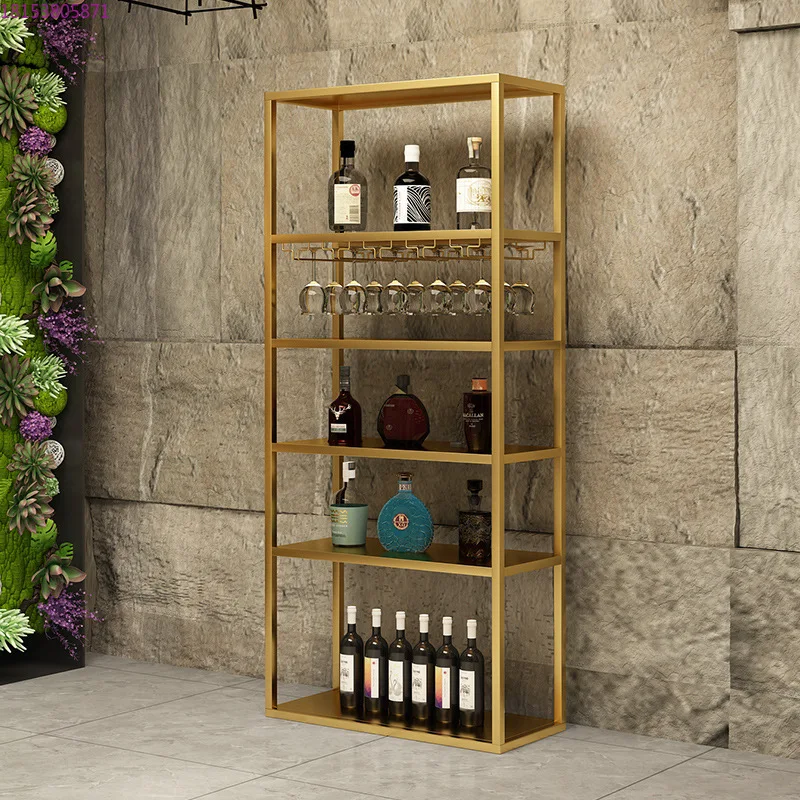 

Study floor-to-ceiling multi-storey winery storage display shelf display wrought iron bookshelf