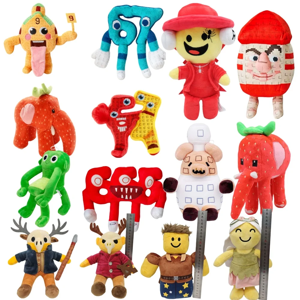 

Новые плюшевые игрушки STEAL A BRAINROT, милые мягкие мультяшные аниме-подушки, куклы для детей, подарок на день рождения, Рождество