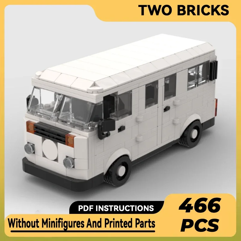 

City Vehicles Model Moc Building Bricks Urban Minibus T2 1997 Technology Modular Blocks Gifts Christmas Toys DIY Sets Assembly