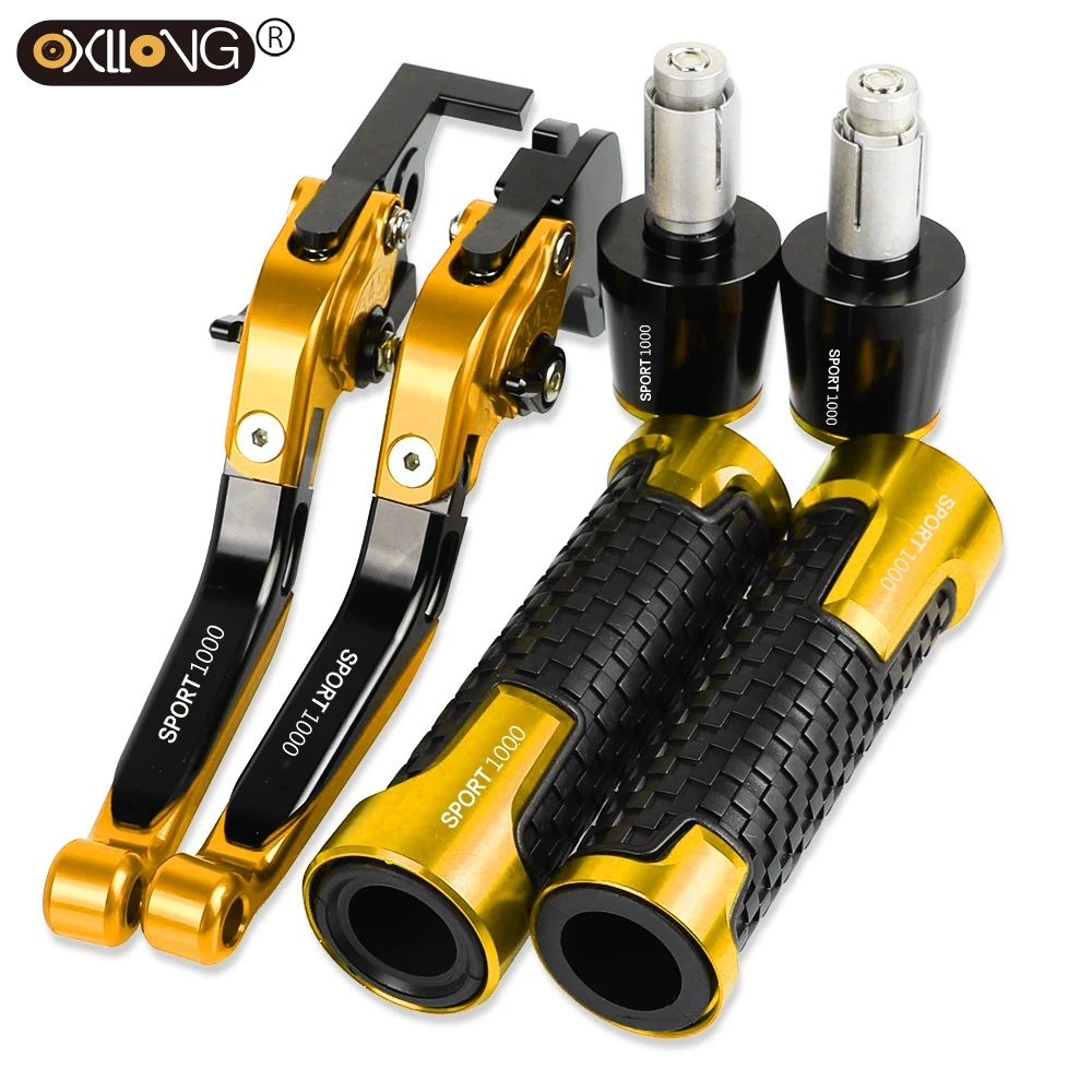 

SPORT 1000 Motorcycle Access For DUCATI SPORT1000 2006 2007 2008 2009 Adjustable Brake Clutch Levers Handlebar Hand Grips ends