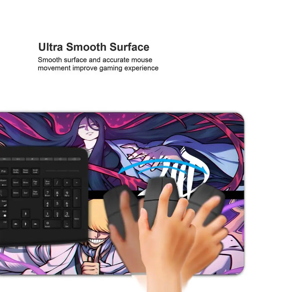 Unohana Retsu Mouse Pad Keyboard Mousepad lauge 1200X600 mm Desk Mat PC Gamer Office Carpet Home Table pad