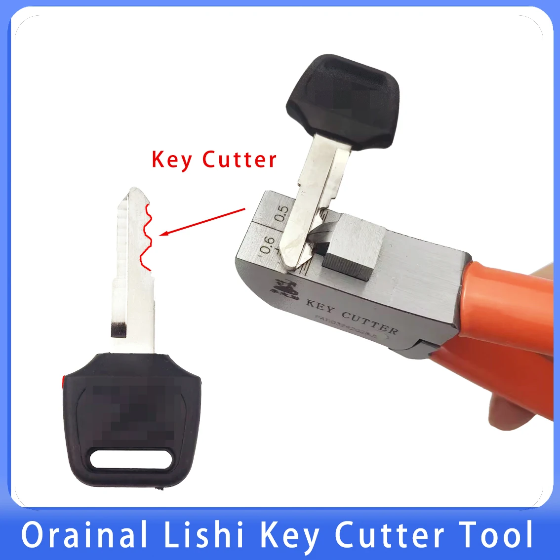 Lishi Key Cutter Locksmith Tools Auto Key Cutting Machine Locksmith Car Key Cutter Tool Cut Flat Key Directly