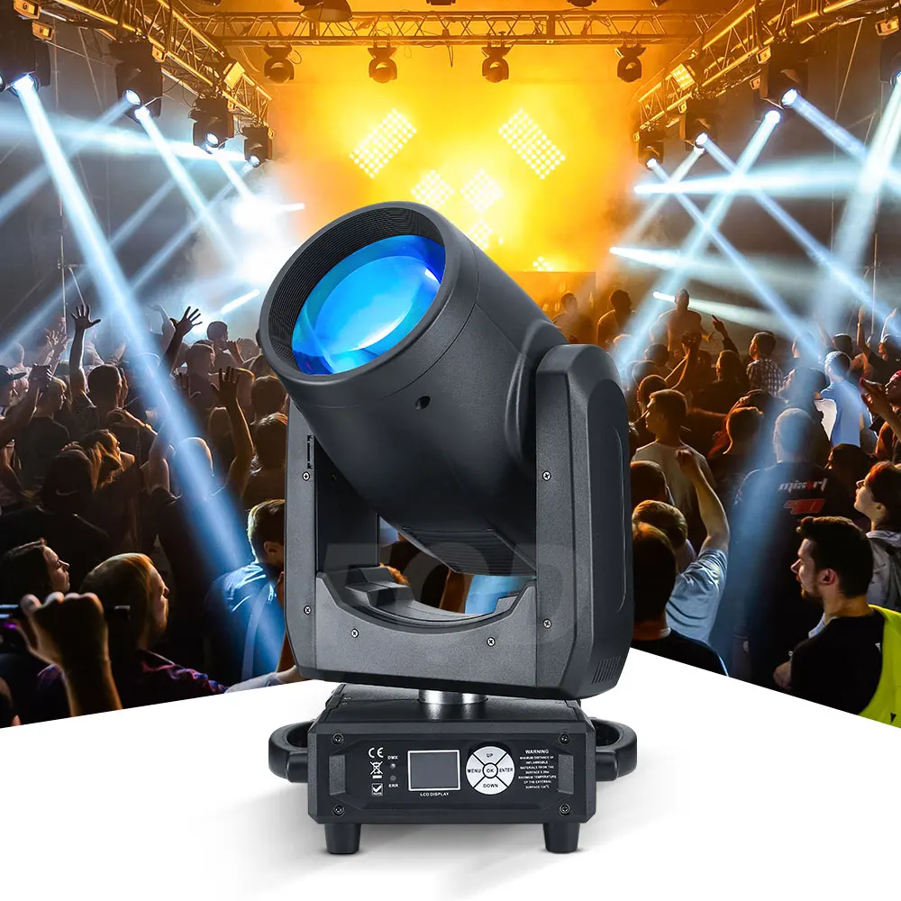 

380W Bulb Beam Shaking Head Light Equipped With DMX512 Professional Stage Light Suitable For DJ Disco Family Parties Nightclubs