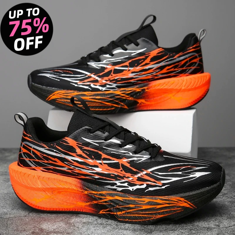 

Унисекс кроссовки для бега с карбоновой пластиной, специализированные марафонские кроссовки для женщин и мужчин, спортивные дышащие легкие технологичные кроссовки для бега.