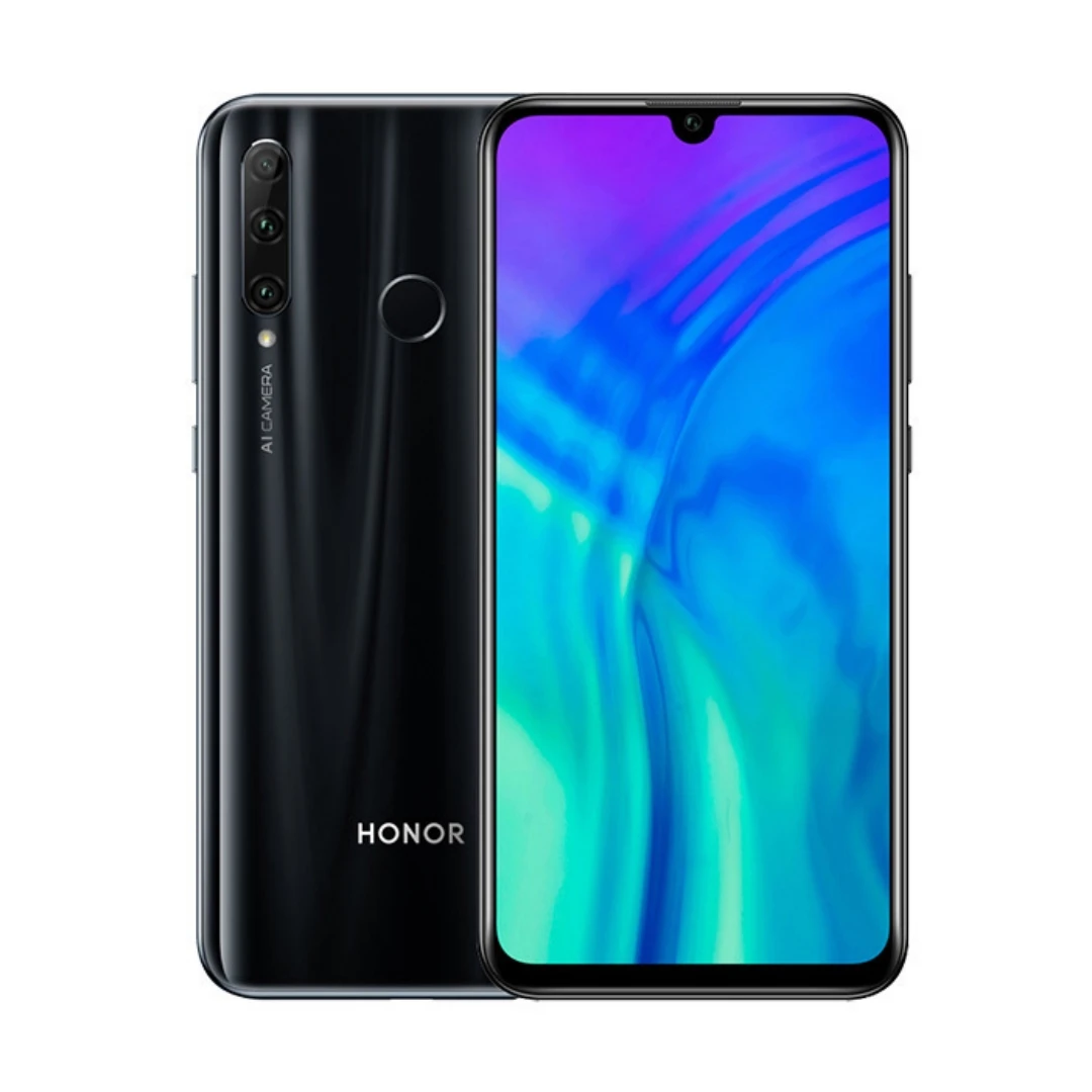 HONOR-20 Lite, smartfon Android, 6,21 cala, 6 + 128 GB ROM, telefony komórkowe, 24 + 32 MP, sieć 4G, sklep Google Play, 3400 mAh, telefony