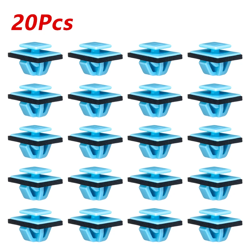 

20pcs Plastic Car Fastener & Clips For Hyundai Santa Fe & Kia Sportage Side Skirt Moulding Exterior Trim Clips Car Accessories